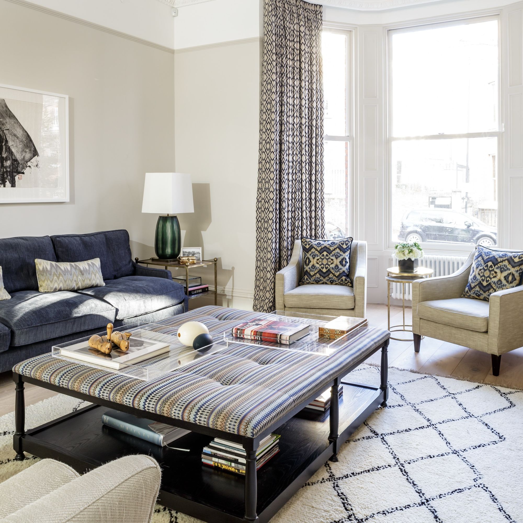 Drawing room bay window